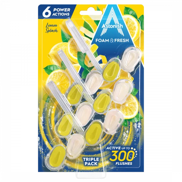 Foam & Fresh Lemon Splash 3 pack x 9